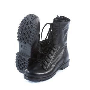 Ботинки Бизон ТРЕК ТК-10 демисезонные (черные, натуральная кожа/каучук)