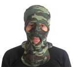 Шлем-маска трикотажная НАТО (зеленый камуфляж)