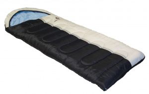 Мешок спальный Camper Extreme L-zip (левая молния) до -27C , одеяло с капюшоном-подголовником (утеплитель FIBER WARM) (195+35)х90 см