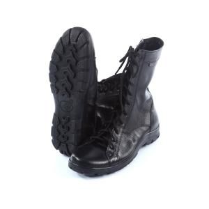 Ботинки Бизон ВЕНДЕТТА-2 В-20 демисезонные (черные, хромовая кожа, подошва ПУ )